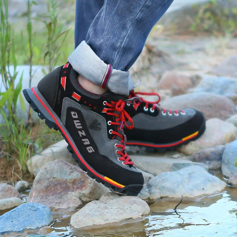Extra Robust Waterproof Hiking Shoes With Laces for Men