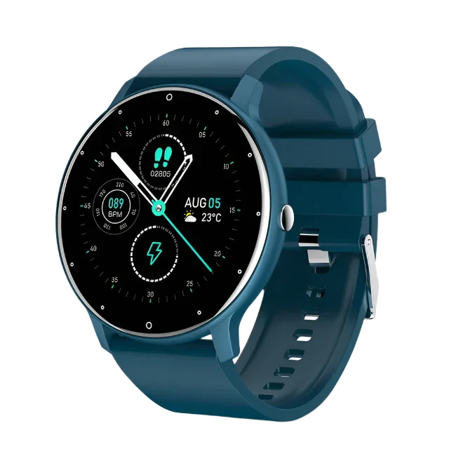 Waterproof Unisex Smartwatch with Fitness Tracker and Heart Rate Monitor