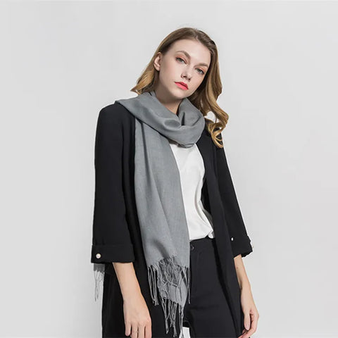 Comfortable Long Cashmere Scarf