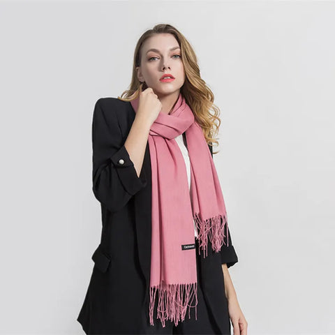 Comfortable Long Cashmere Scarf