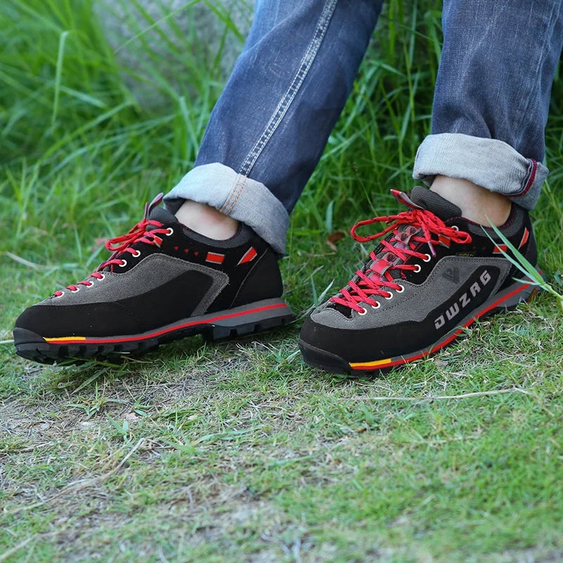 Extra Robust Waterproof Hiking Shoes With Laces for Men