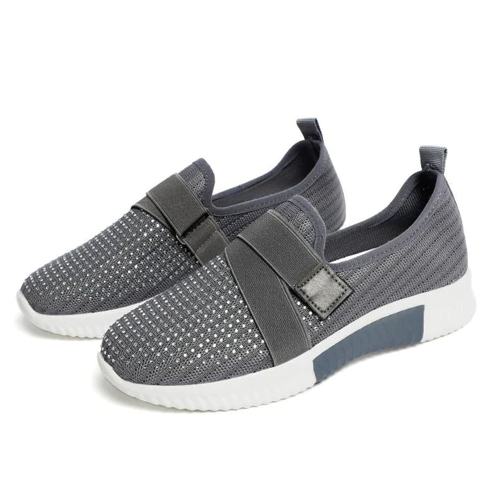 Slip-On Sneaker for Women With Velcro Improve Your Running Posture!