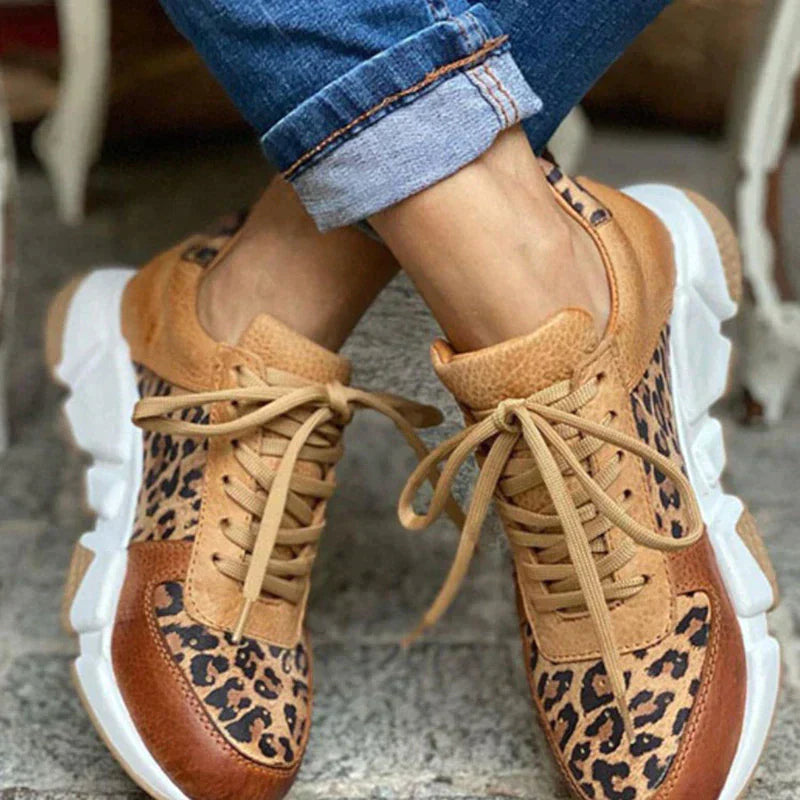 Sneakers With Leopard Patternkiana