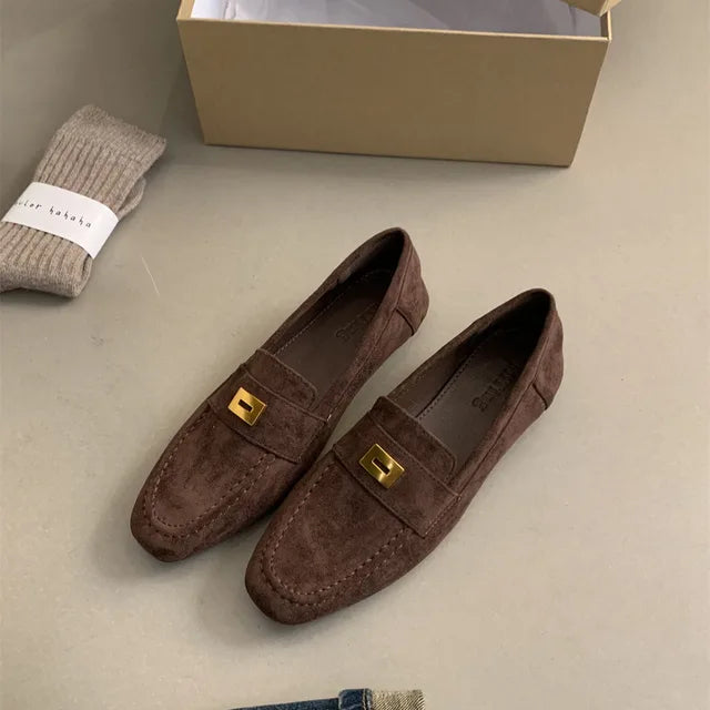British Shoes Made of Lightweight Suede