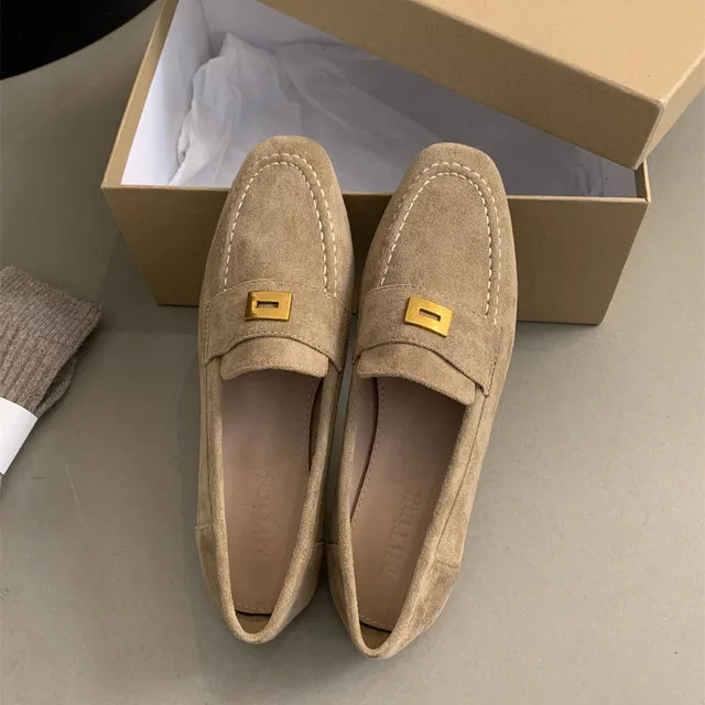 British Shoes Made of Lightweight Suede