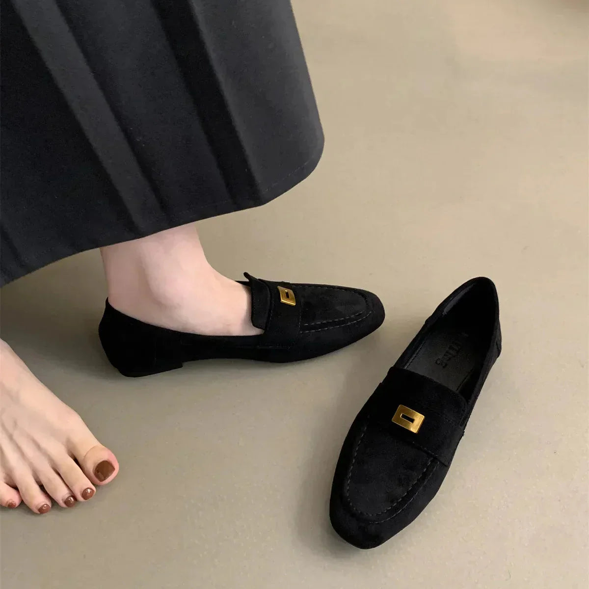 British Shoes Made of Lightweight Suede