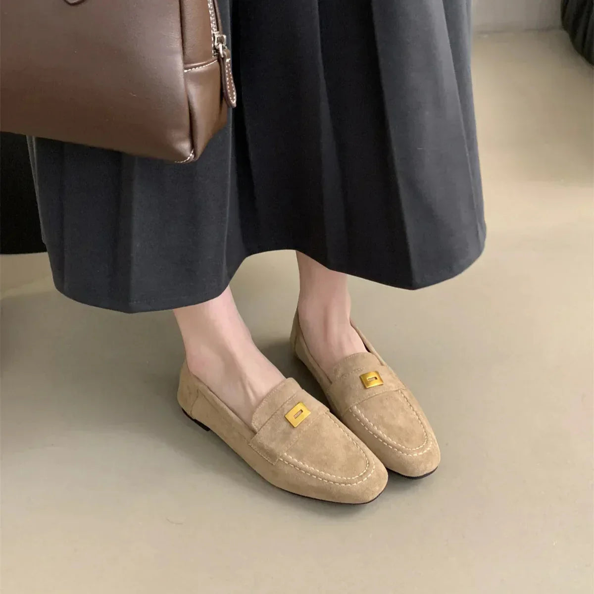 British Shoes Made of Lightweight Suede
