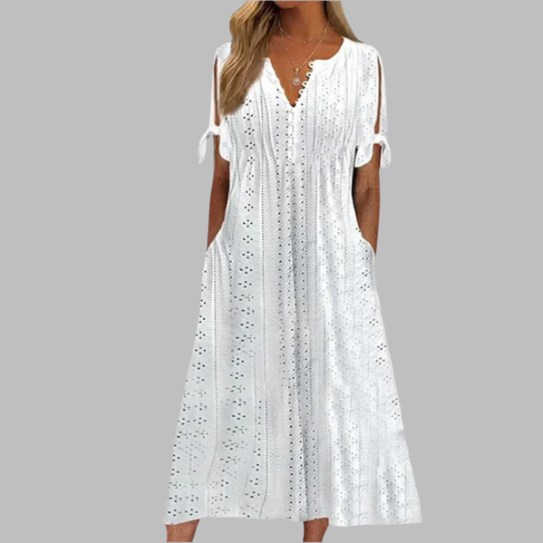 Elegant Summer Boho Midi Dress