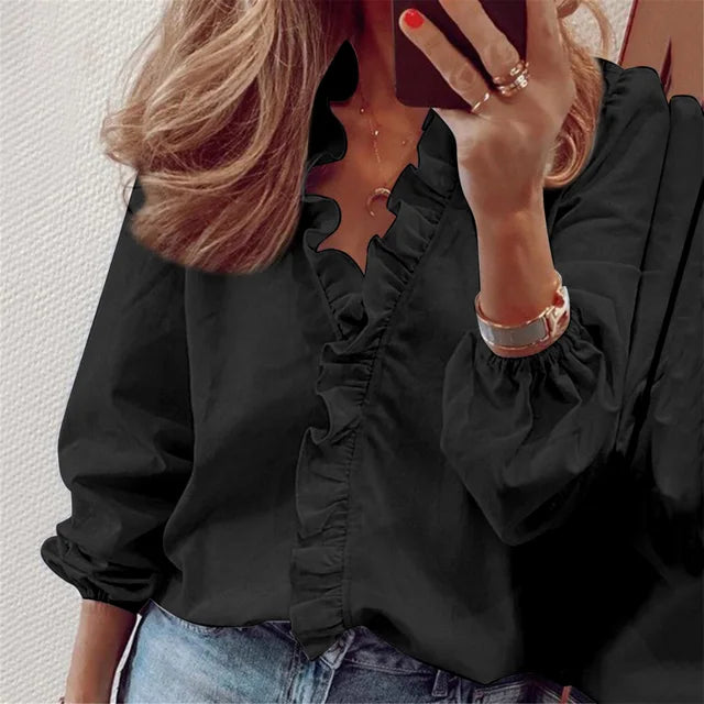 Summery Ruffle Shirt