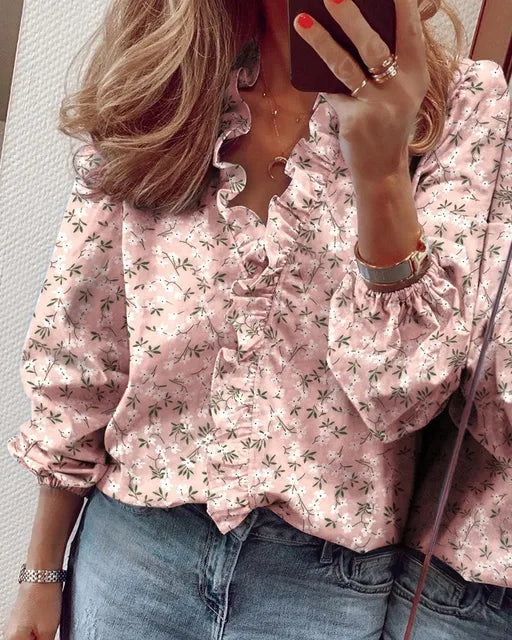 Summery Ruffle Shirt