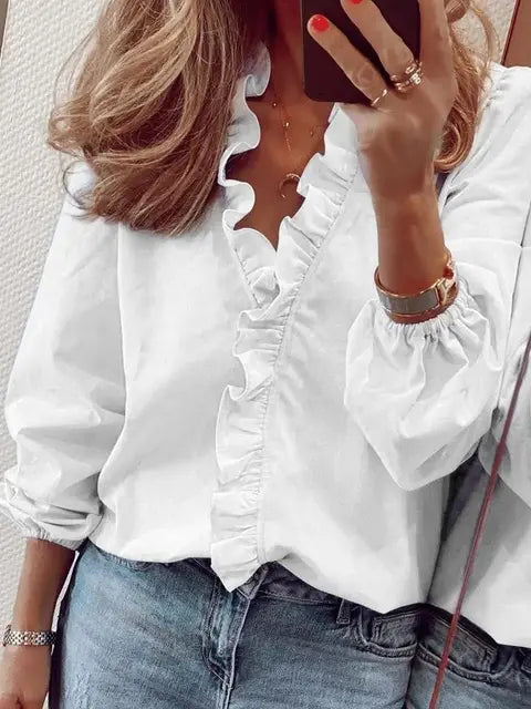 Summery Ruffle Shirt