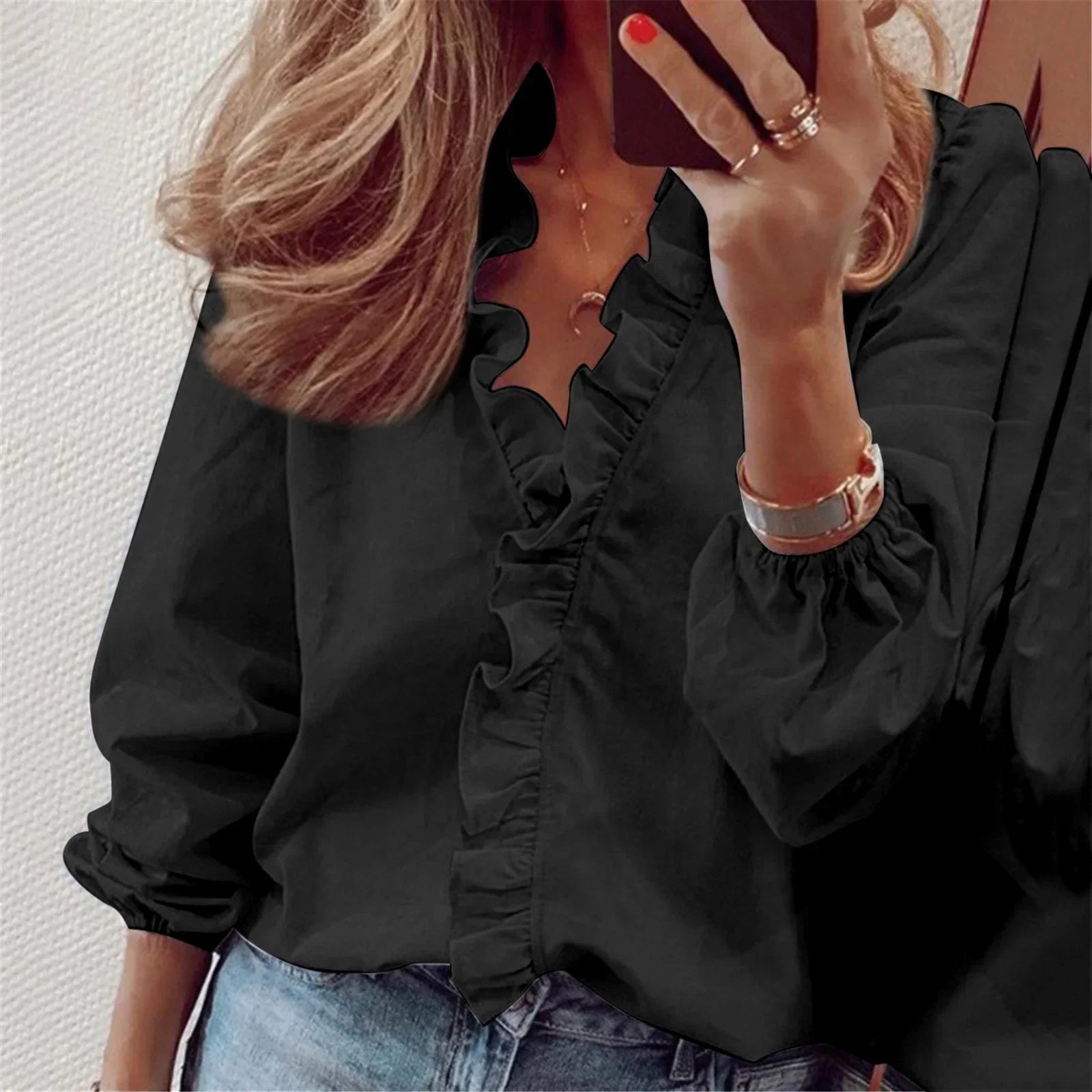 Summery Ruffle Shirt