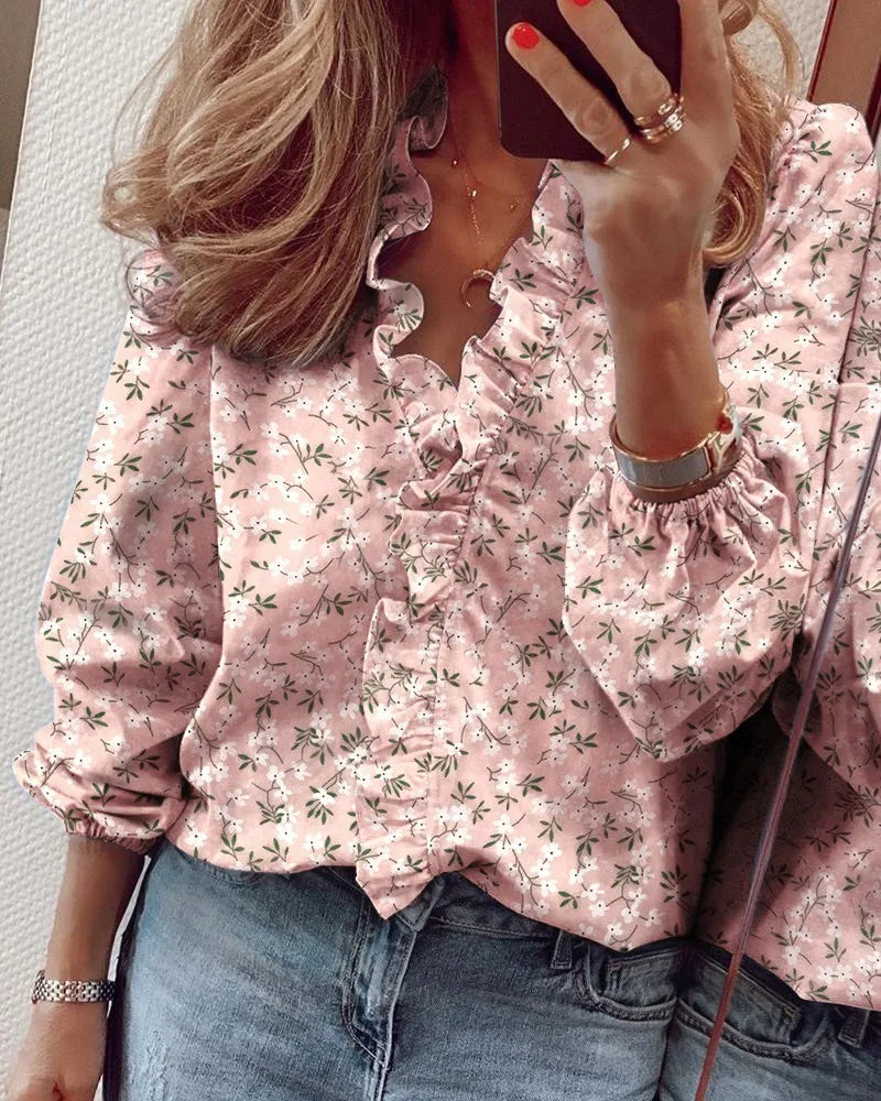 Summery Ruffle Shirt