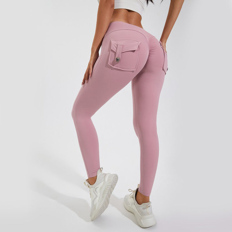 Women's Sporty Leggings with Practical Pockets