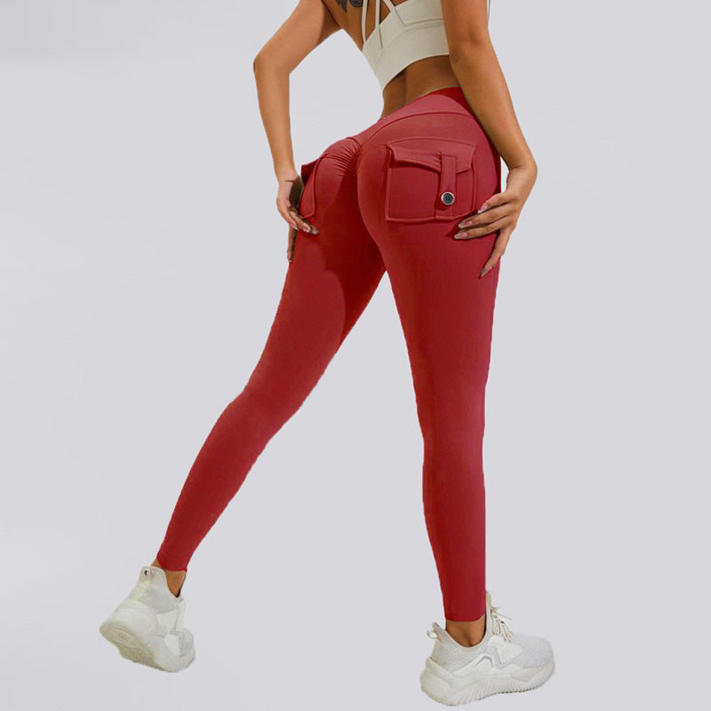 Women's Sporty Leggings with Practical Pockets