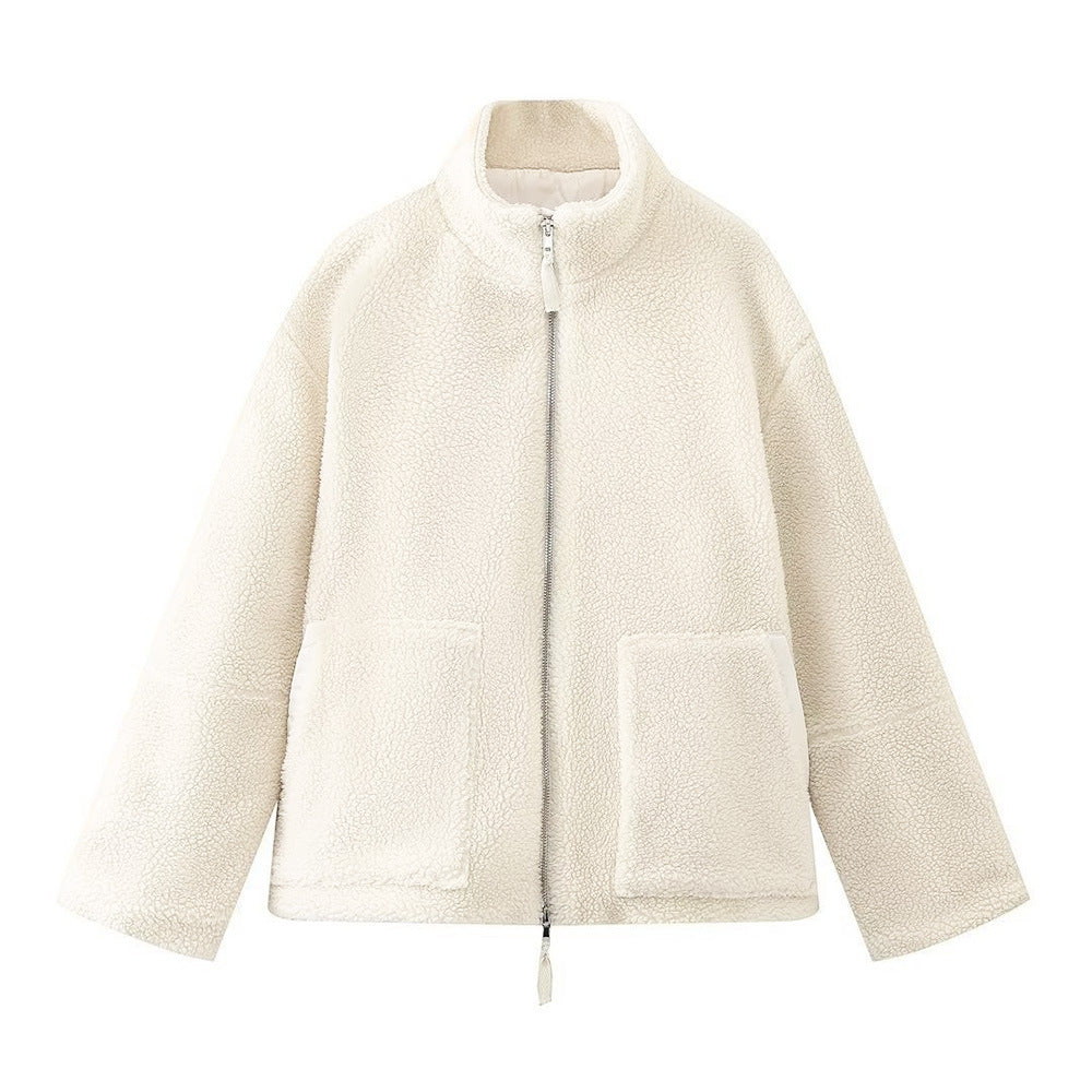 Women Oversized Fleece Jacket