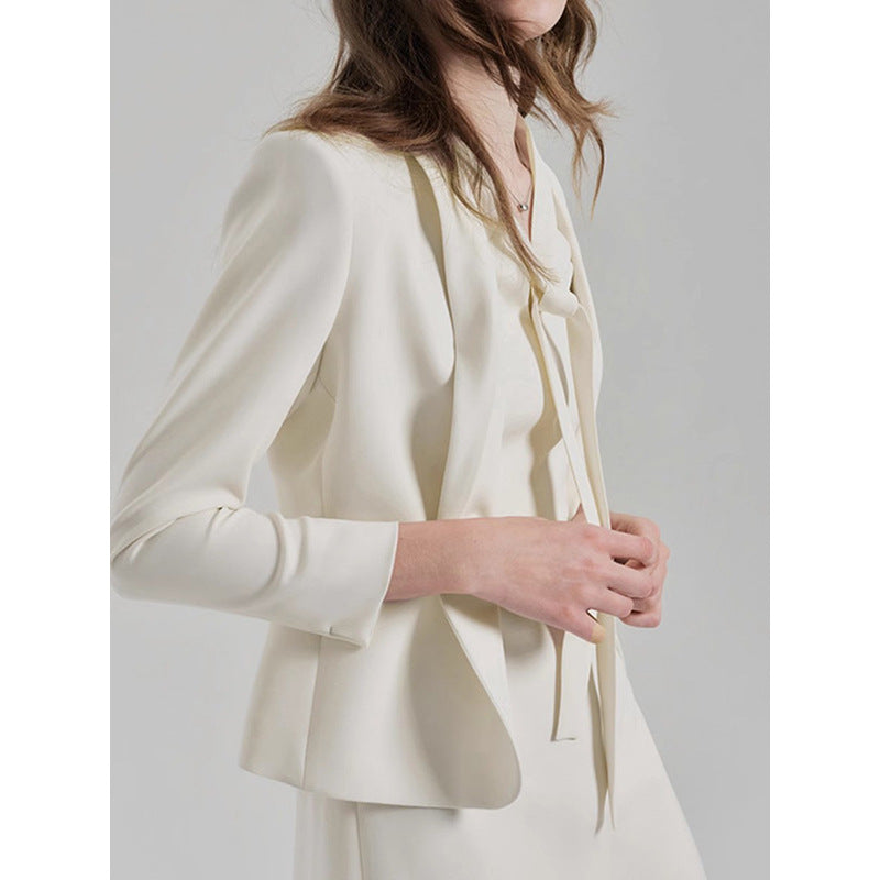 Women Tailored Blazer Dress Set