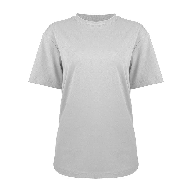 Women's modern loose T-shirt made of breathable material