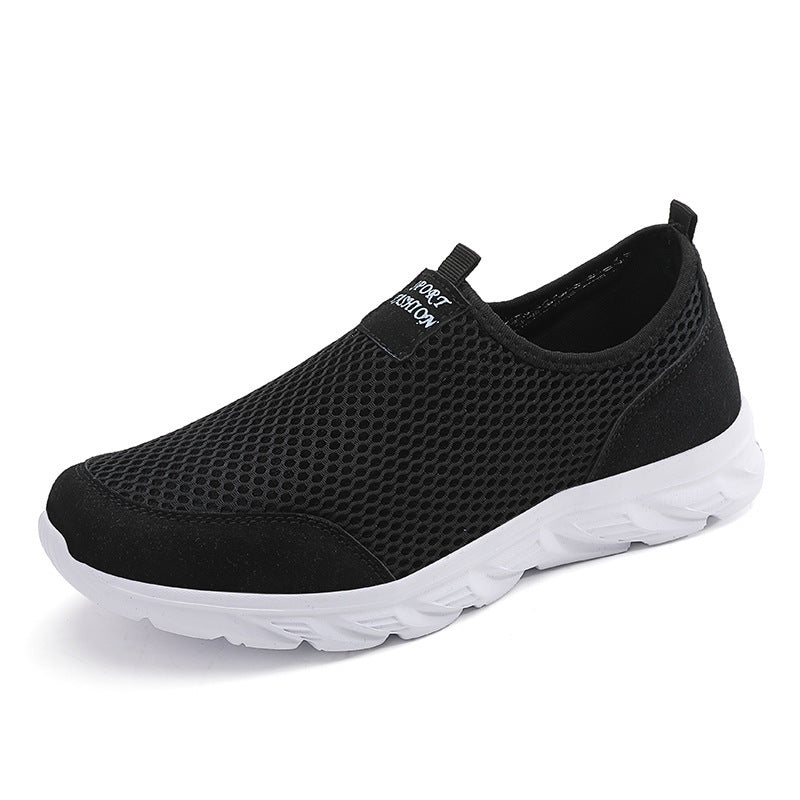 Men Breathable Slip-On Walking Sneakers