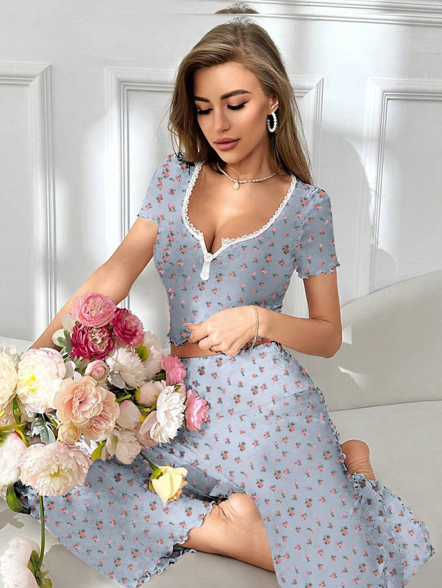 Ladies floral pattern dress
