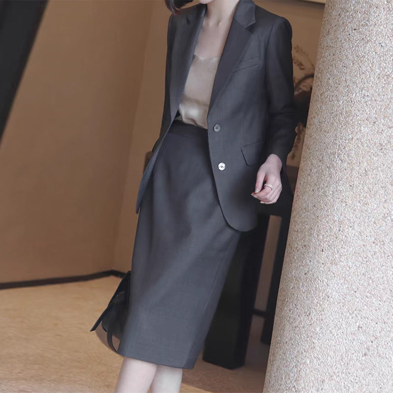 Women's Tailored Pencil Skirt Suit Set