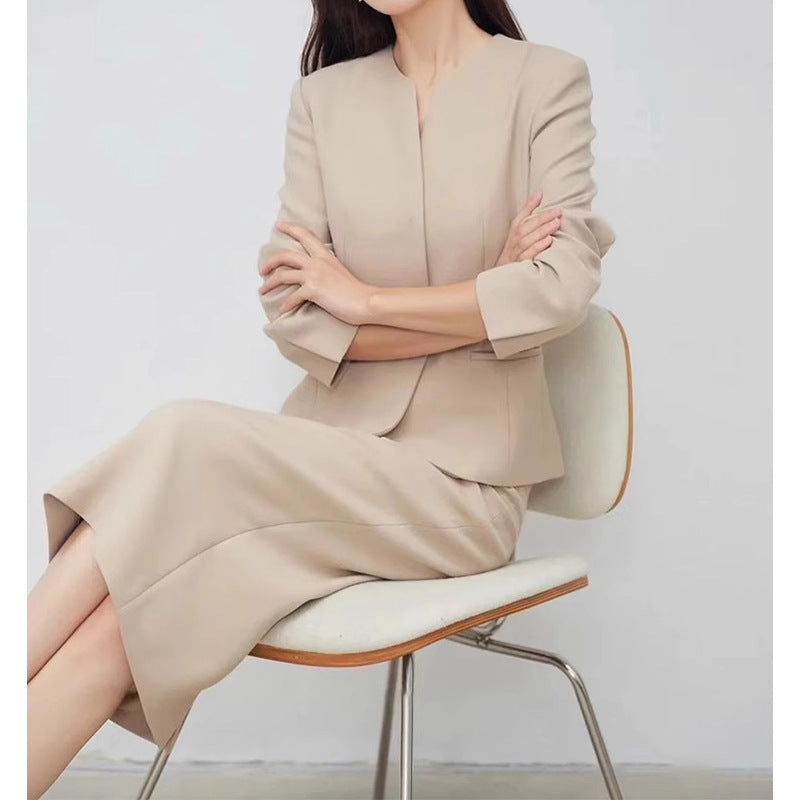 Women Structured Peplum Suit Set