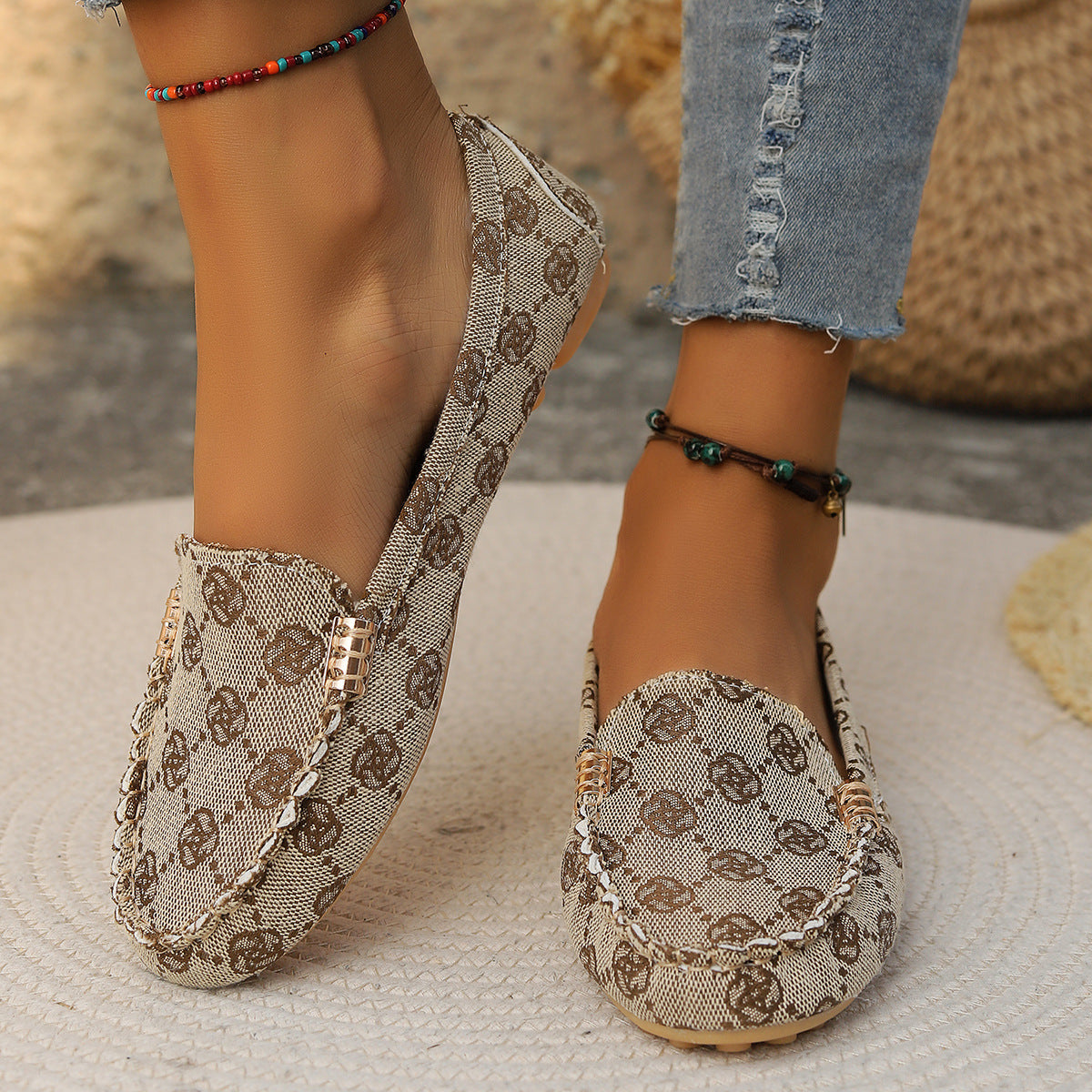 Ladies Elegant Textured Slippers