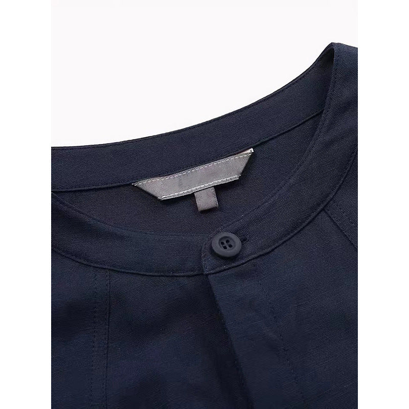 Women's Utility Jumpsuit with Gathered Sleeves