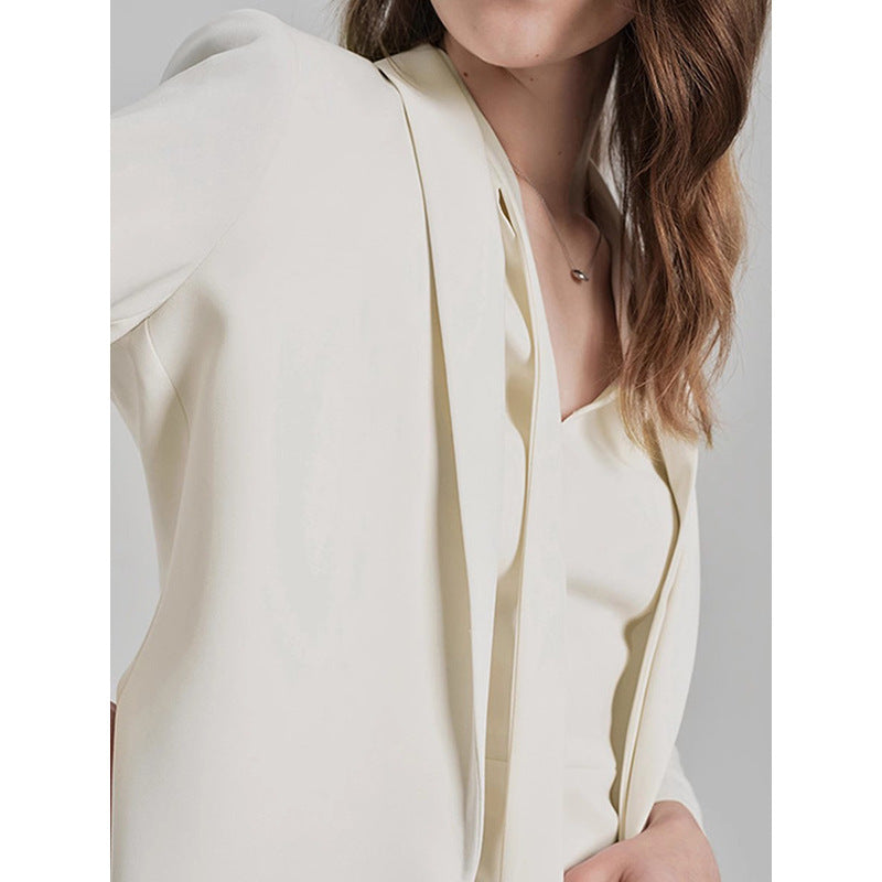 Women Tailored Blazer Dress Set