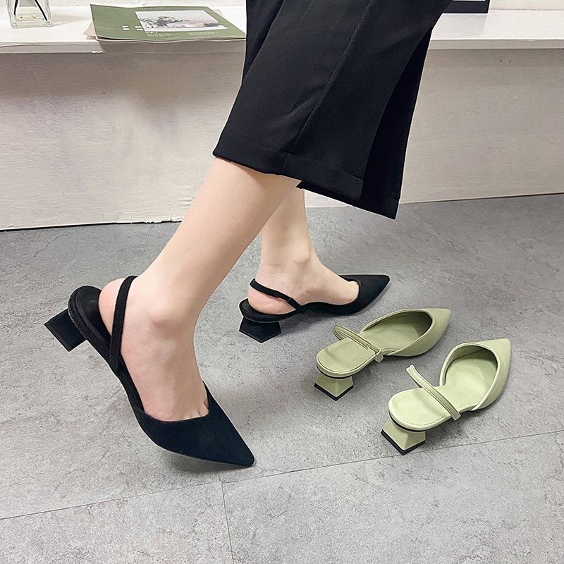 Women's Slingback Pumps with modern design and elegant medium heel