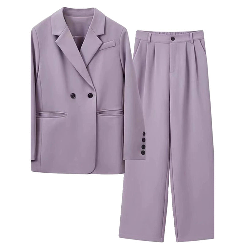 Women's Tailored Suit Set with Relaxed Silhouette