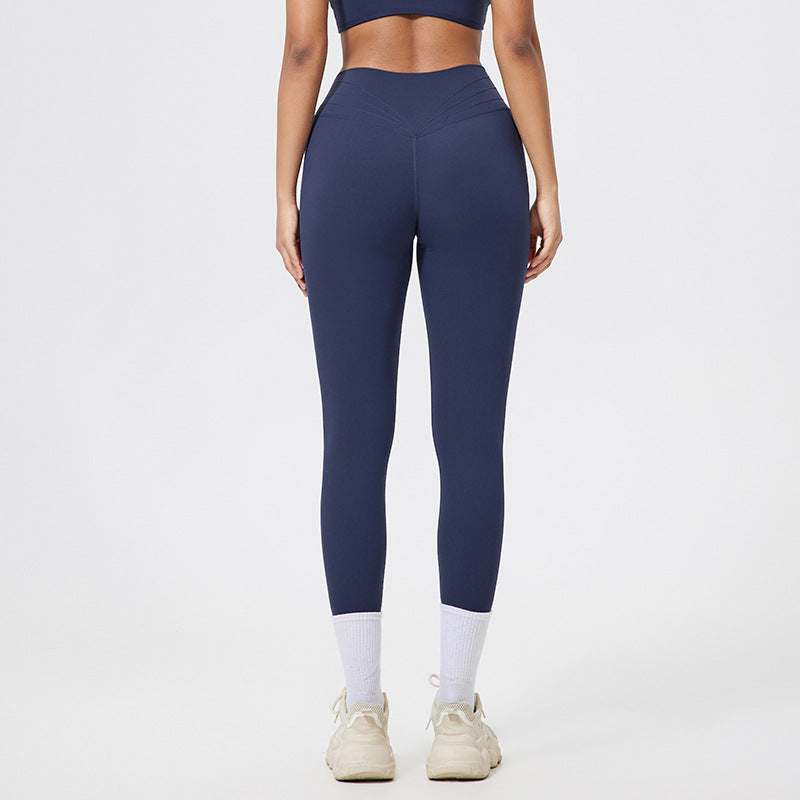Ladies Shaping High-Performance Leggings with Fashionable Leopard Print