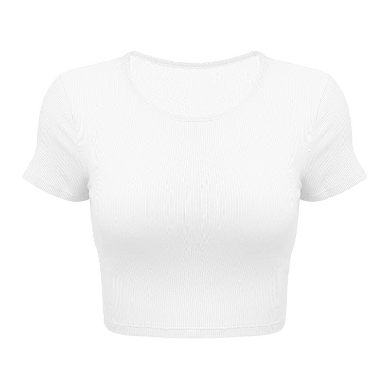 Women's Short Sleeve Ribbed T-Shirt