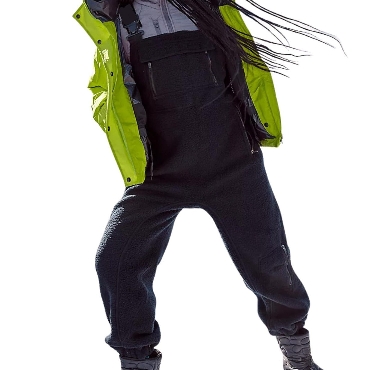 Women's Fleece Utility Overalls