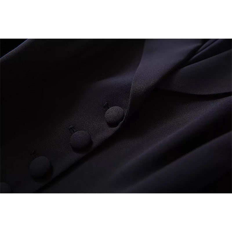 Women Tailored Peplum Suit Set