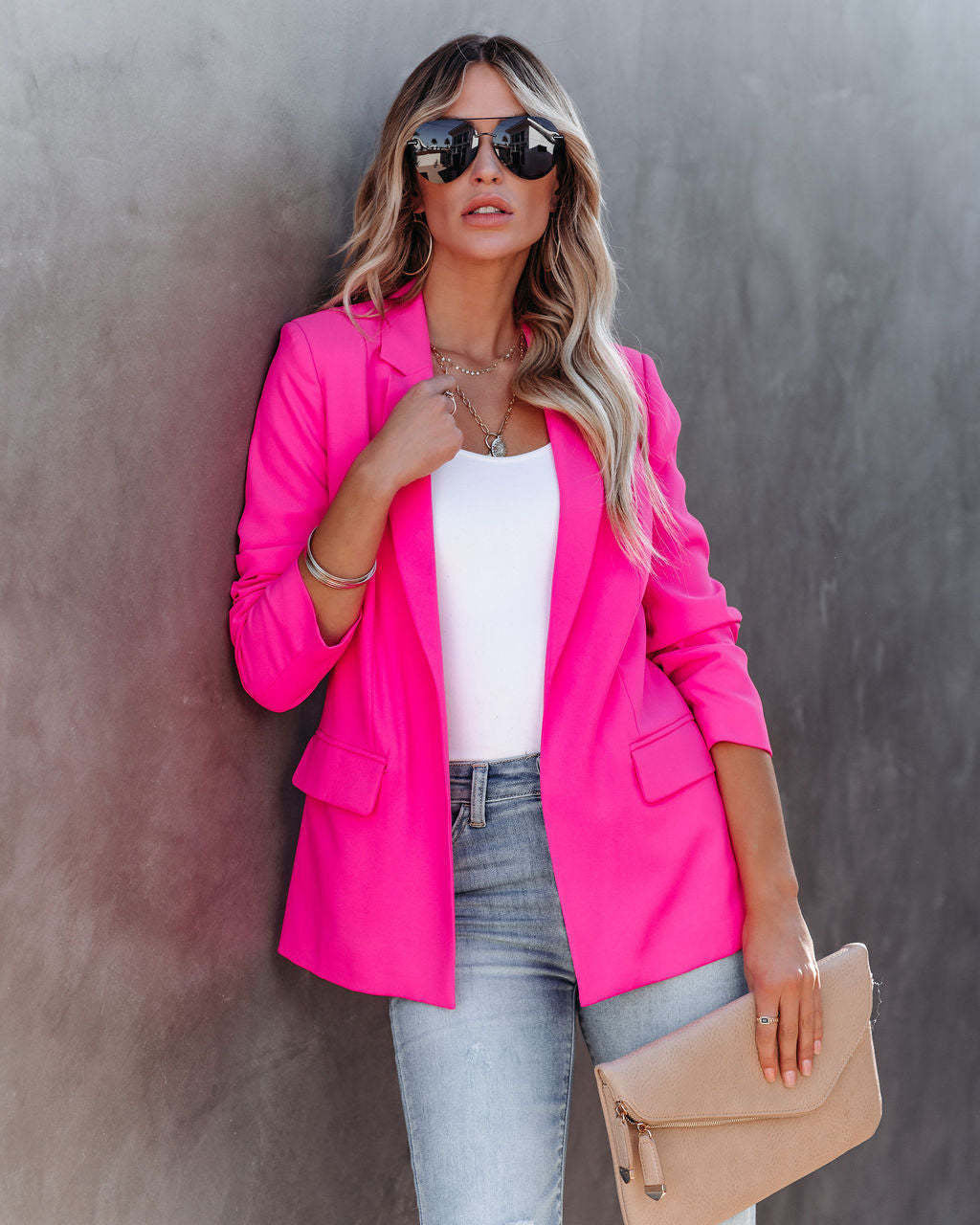 Ladies blazer with elegant cut