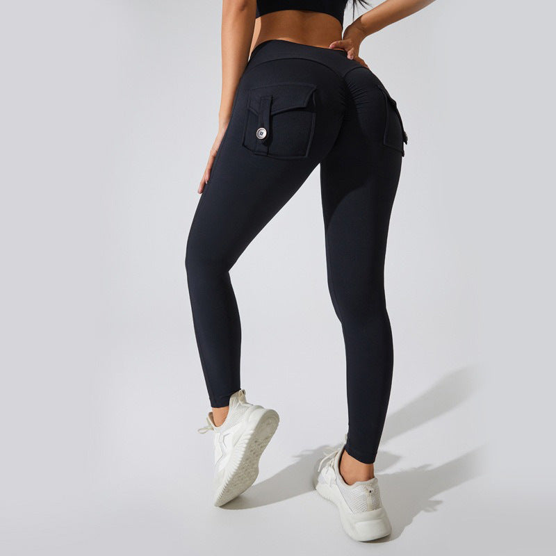 Women's Sporty Leggings with Practical Pockets