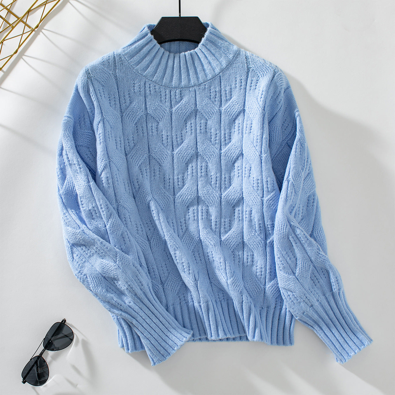 Ladies chunky knit pullover