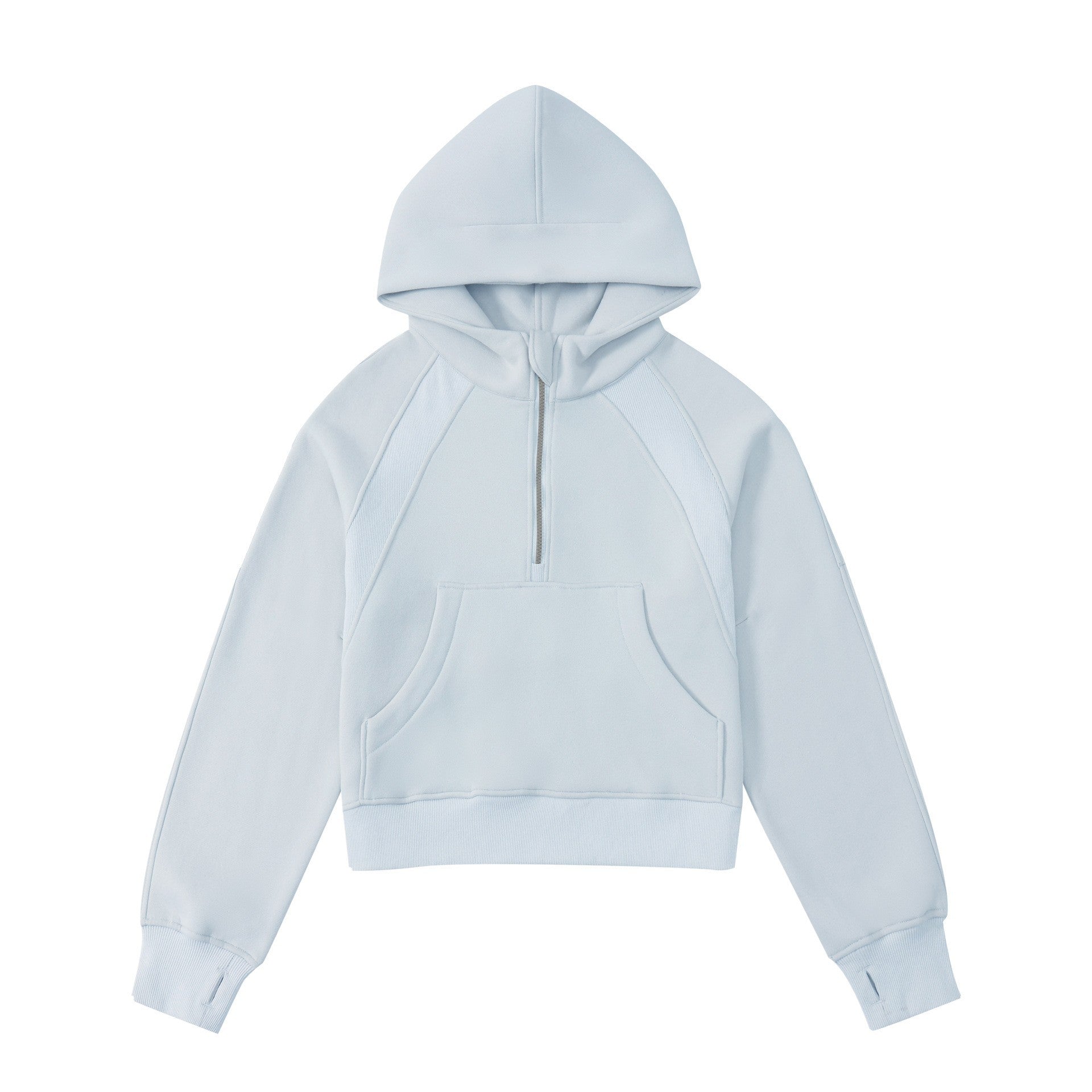 Women's Cropped Zip-up Hoodie