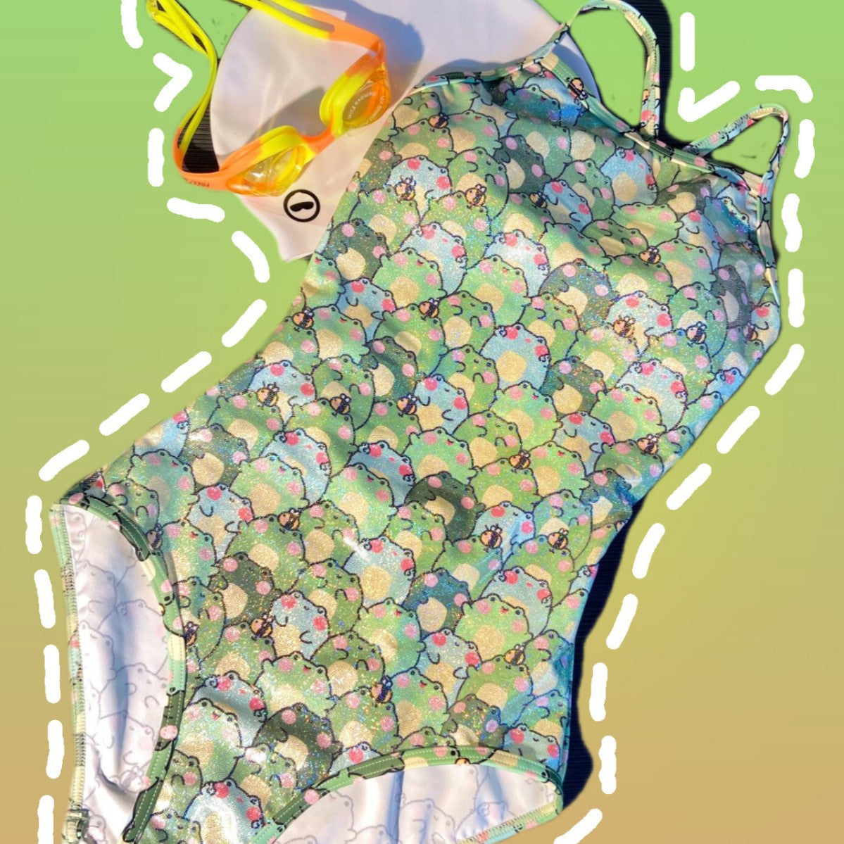 Femme Playful Patterned One-Piece Swimwear