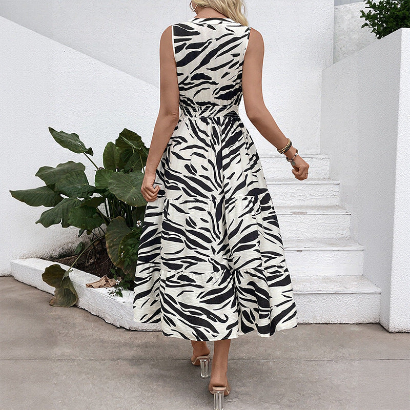 Zebra Maxi Dress