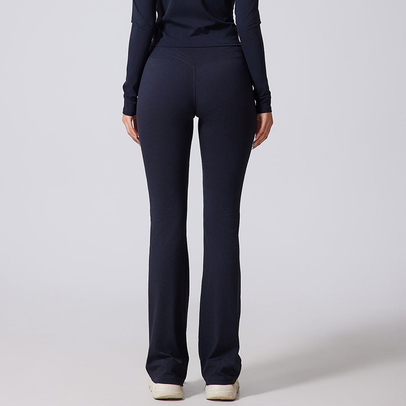 Women’s leggings with high waistband and trendy leopard print