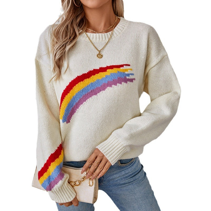 Women's patterned pullover