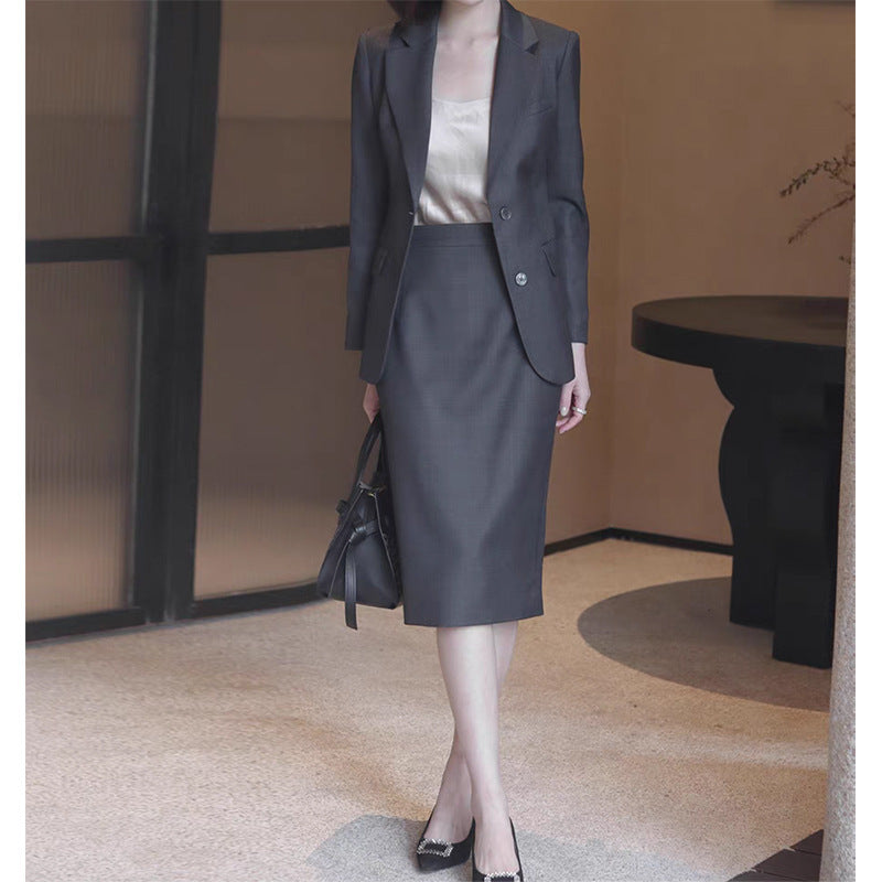 Women's Tailored Pencil Skirt Suit Set