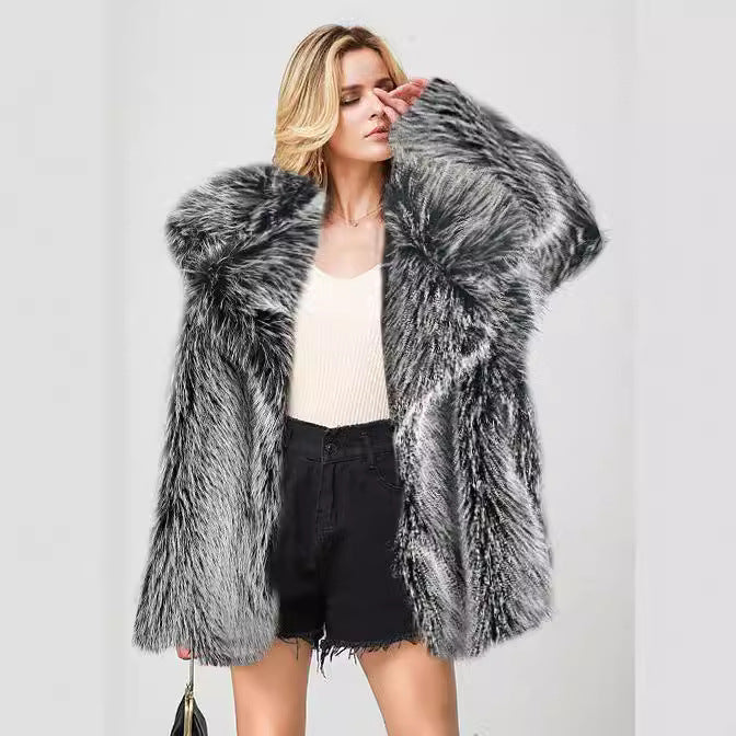 Women Faux Fur Coat