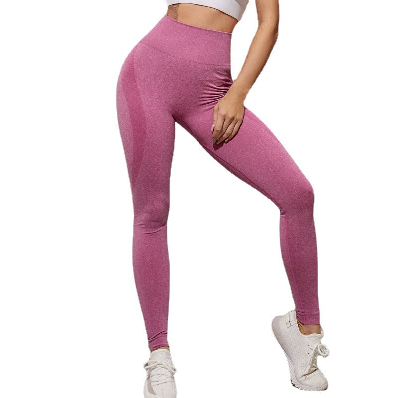 Women's High-Cut Performance Leggings with Shaping Seam Detail