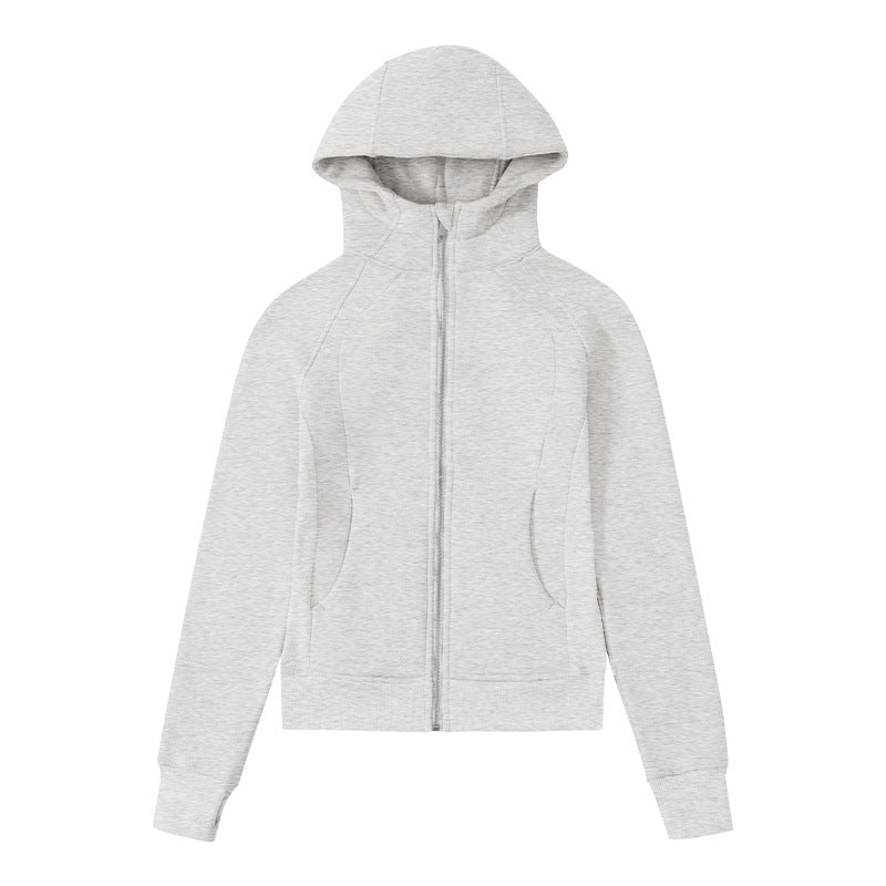 Women's Cozy Athletic Zip-Up Hoodie