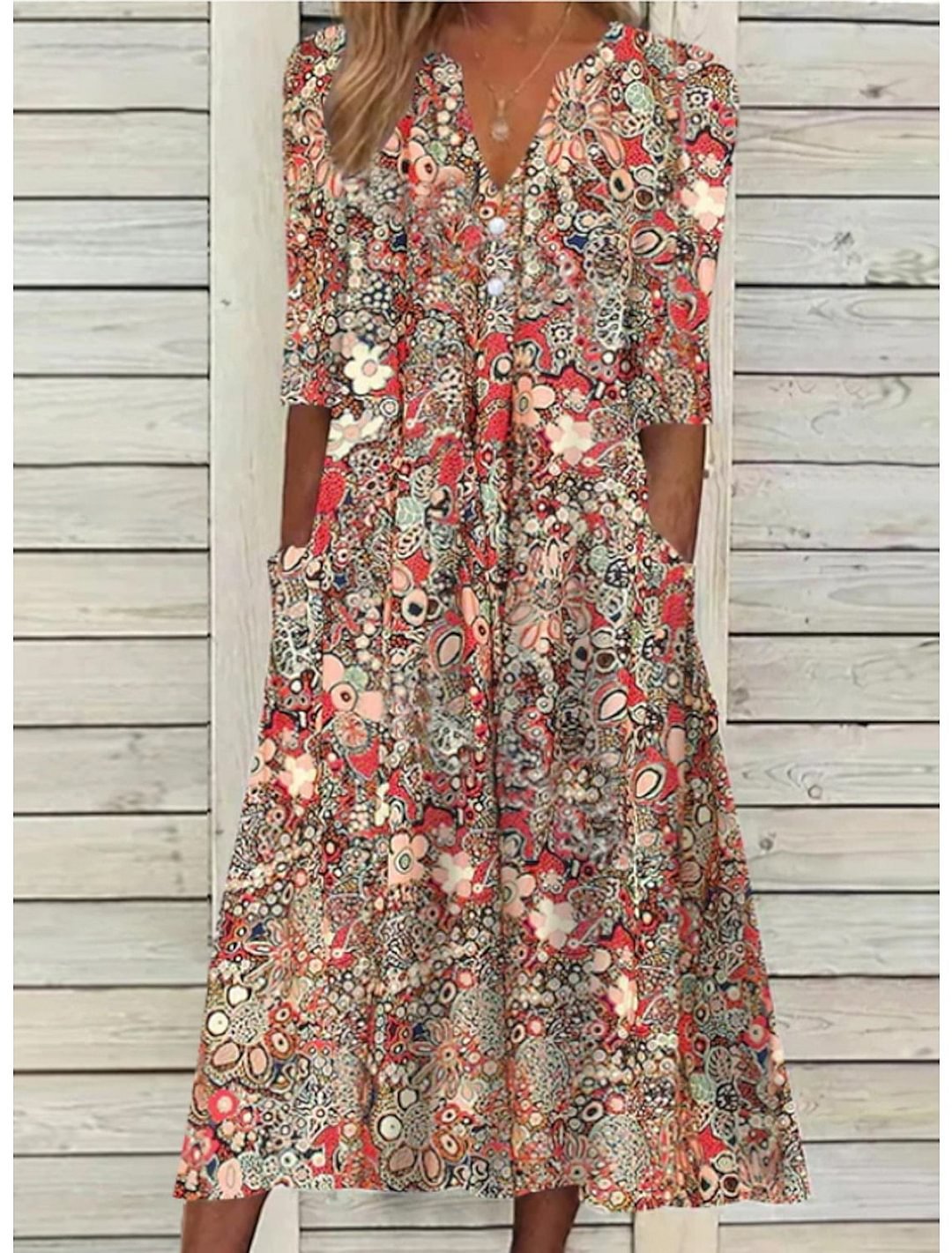 Floral Midi Dress