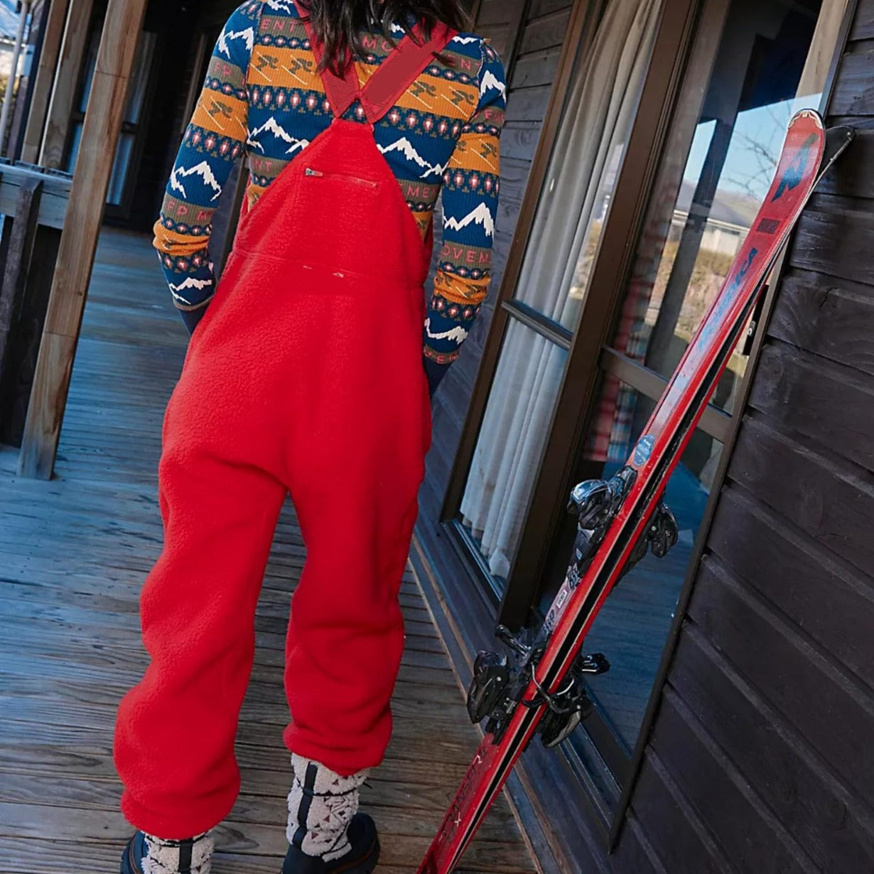 Women's Fleece Utility Overalls