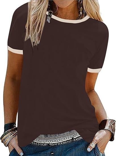 Women T-Shirt with contrasting sleeves